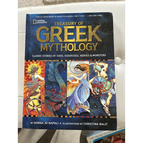 National Geo Treasury Of Greek Mythology By Donna Jo Napoli & Christina Balit - Picture 2 of 14